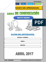 Comunicación 6° Abril