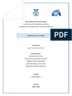 Práctica 2 de Las Bebidas de La Provincia Del Guayas.