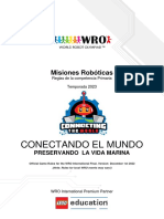 Misiones Roboticas - Primaria - 2023 WRO