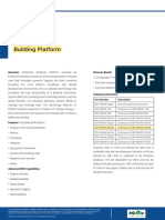 Enterprise Building Platform Sotware Data Sheet