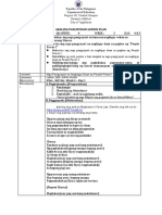 Araling Panlipunan Lesson Plan: Ompetency Bjectives