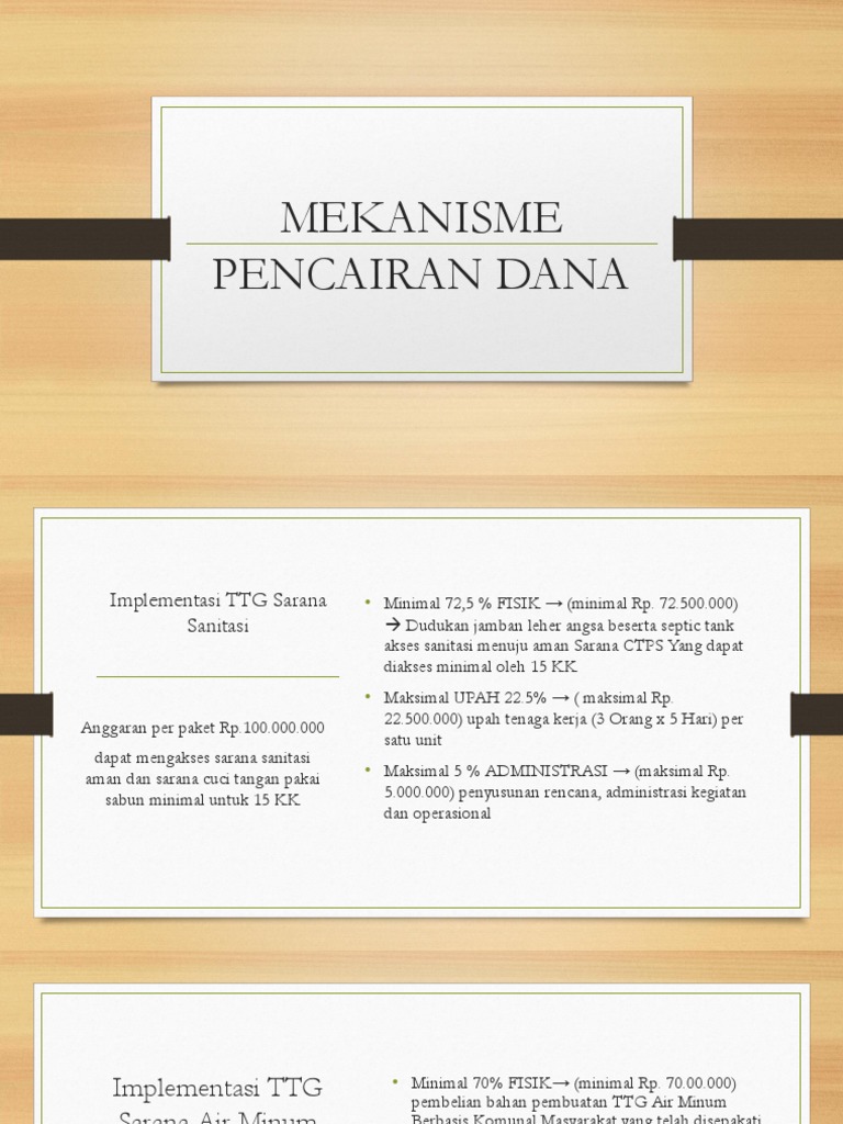 MEKANISME PENCAIRAN DANA PKTD | PDF
