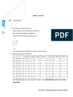 Lembar Jawaban: MATH6184 - Discrete Mathematics and Linear Algebra