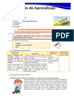 D2 A2 Sesión Rel. Yo Cuido y Valoro Mi Vida Porque Soy Creación de Dios