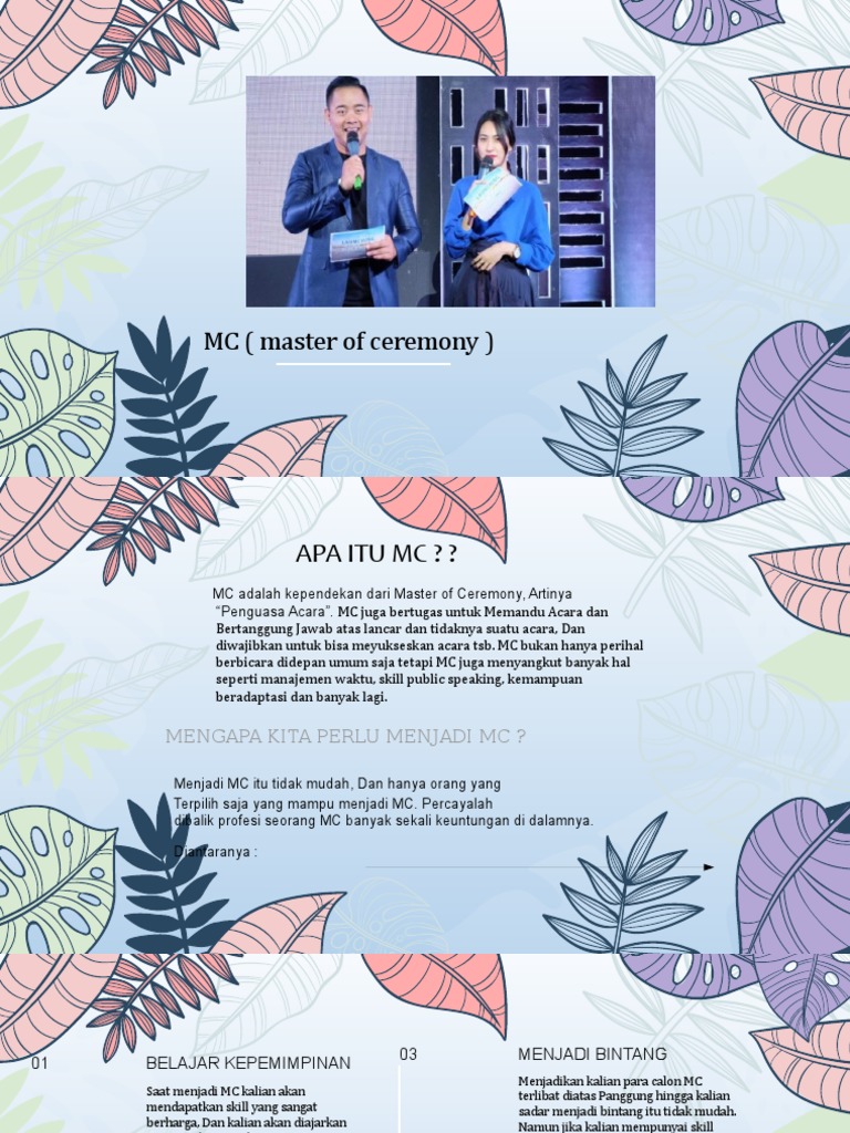 Mc Master Of Ceremony Revisi Wahyu Pdf