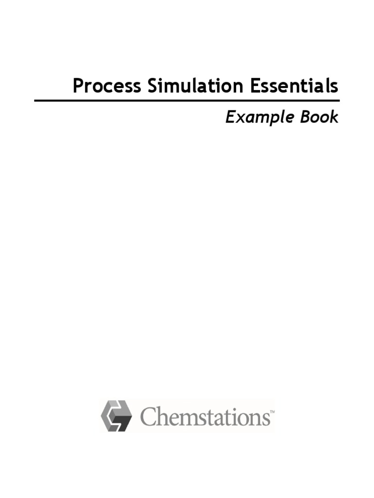CHEMCAD Essentials Example Book 2021 PDF