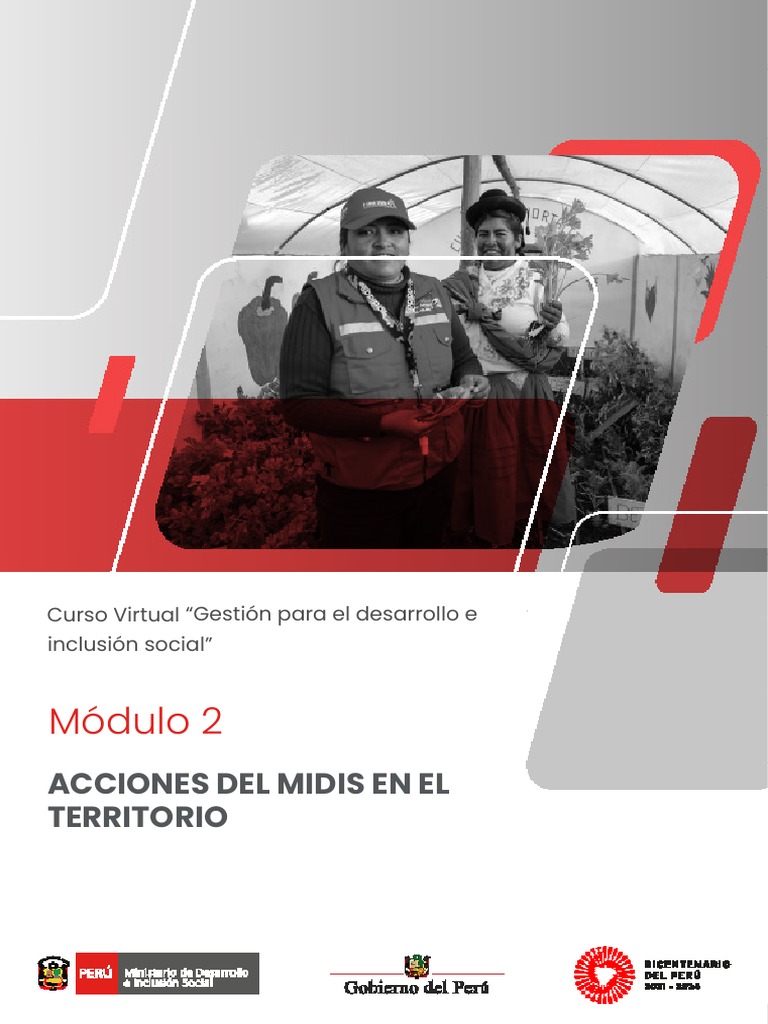 Modulo 2 Acciones Del MIDIS | PDF | Calidad (comercial) | Exclusión social