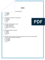 4to Química Simulacro 2021