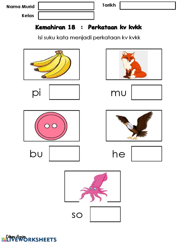 Latihan Konsonan Vokal Pdf