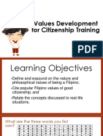Topic 3 - Values Development For Citizenship Training
