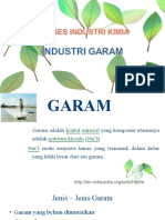 Proses Industri Garam