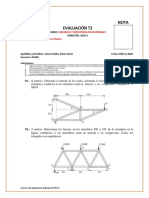 Examen T2 - MECANICA Y RESISTENCIA DE MATERIALES