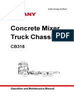 Concrete Mixer Truck Chassis CB318