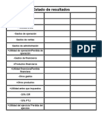 Estado de Resultados