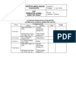 SOP Jadwal Semester Genap