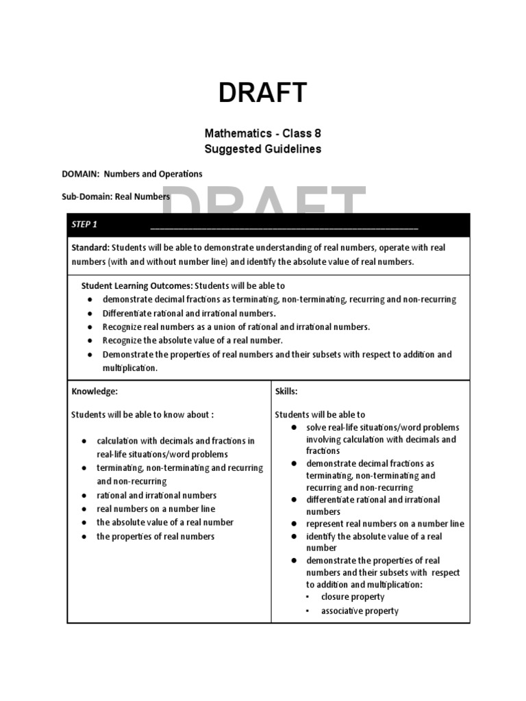 Grade 8 Mathematics Learning Guide | PDF | Equations | Educational ...