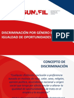 Discriminación Por Género e Igualdad de Oportunidades