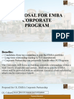 EMBA Corporate Partnership Proposal