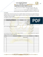 Formato de Acta de Elección de Comité de Aula 2023