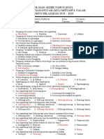 Pat 7 Bahasa Daerah Kelas 7e