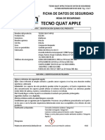 Ficha de Seguridad Nueva Tecno Quat Apple