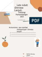 Pertemuan 14.late Adult (Dewasa Lanjut)