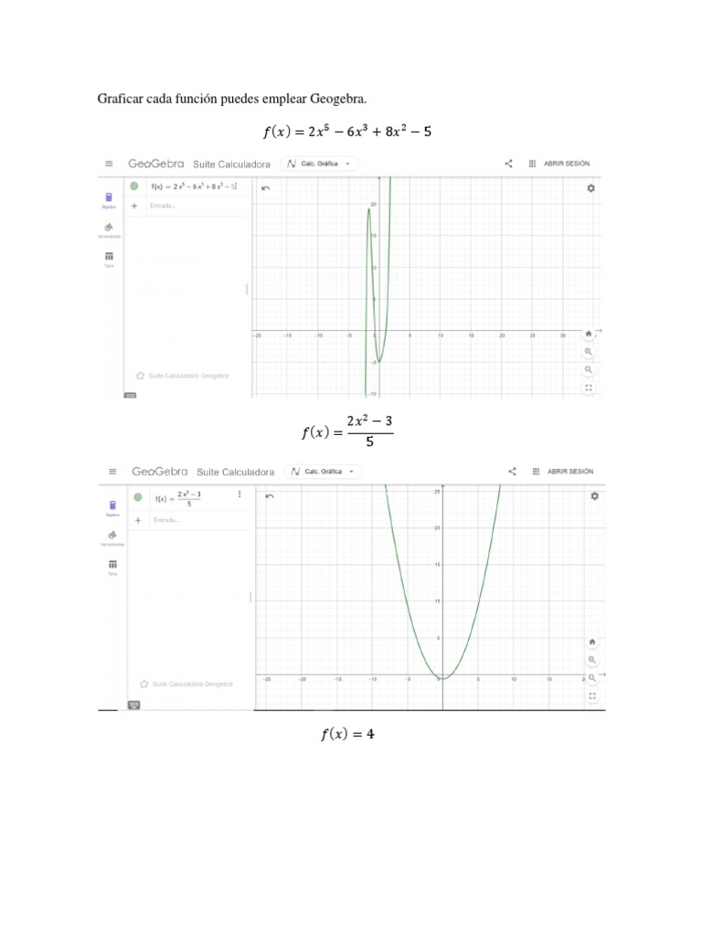 Geogebra | PDF