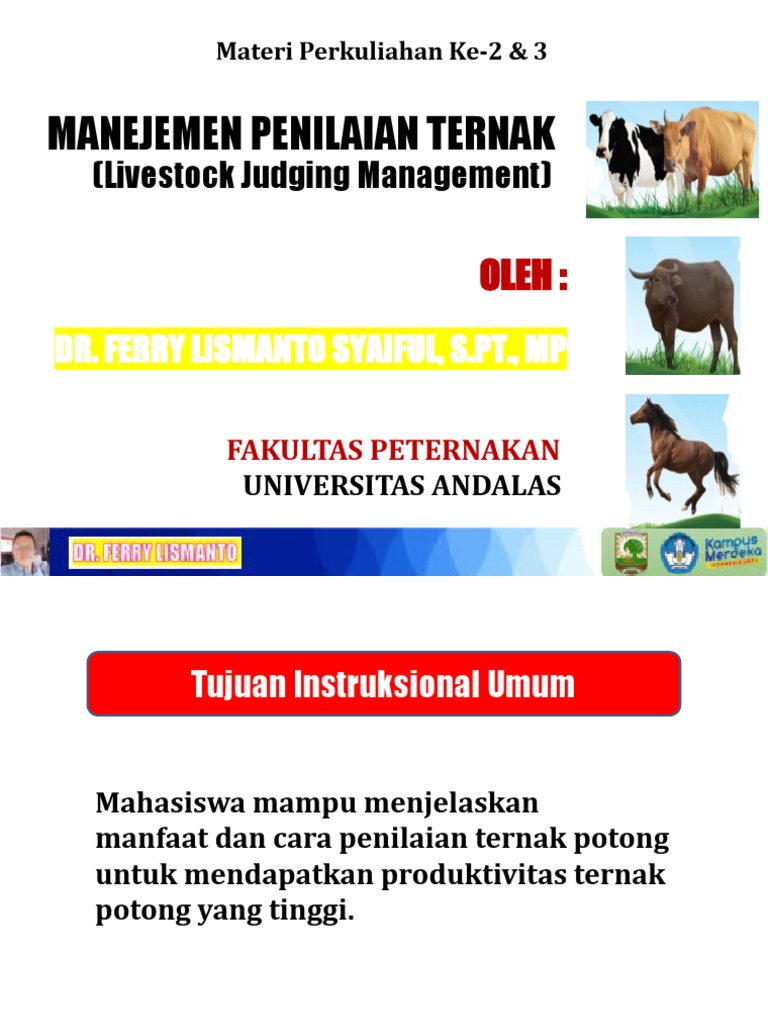 2 3 Livestock Judging Pdf