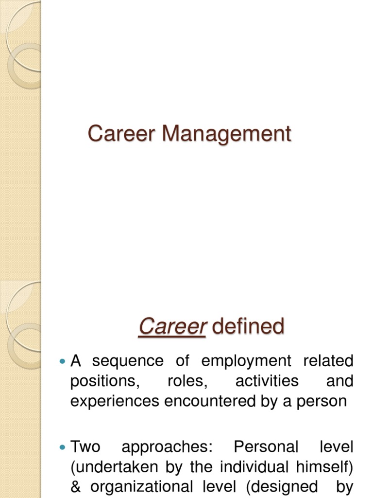 Effective Career Management Strategies | PDF | Competence (Human ...