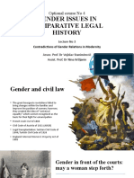 Optional Course No 4 - Gender Issues in Comparative Legal History - PPP For Lecture 3, Vojislav Stanimirovic, Nina Krsljanin