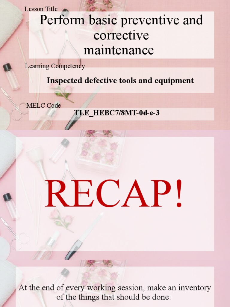 Tle 7 - Q3 - Week 3 | PDF | Waste | Disinfectant