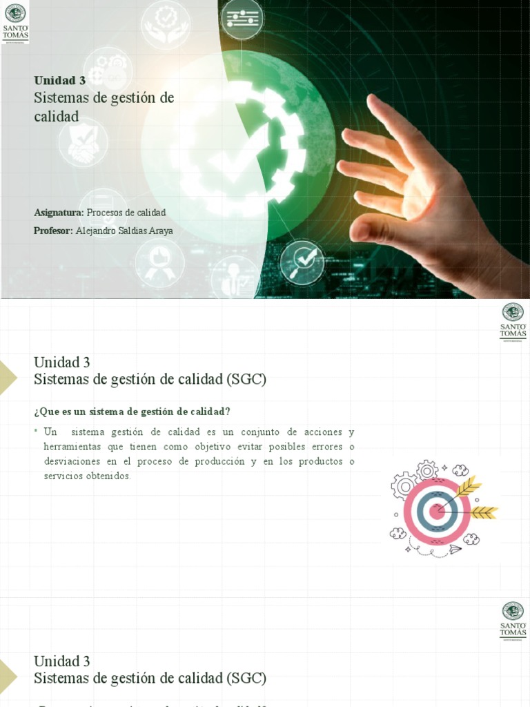 Sistemas de Gestión de Calidad SGC | PDF | Sistema de manejo de calidad ...