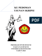 Buku Pedoman Penyusunan Skripsi