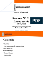 Primera Semana Finanzas Internacionales 2022-II Actual