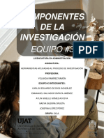 Componentes de La Investigación Equipo 3 C-1