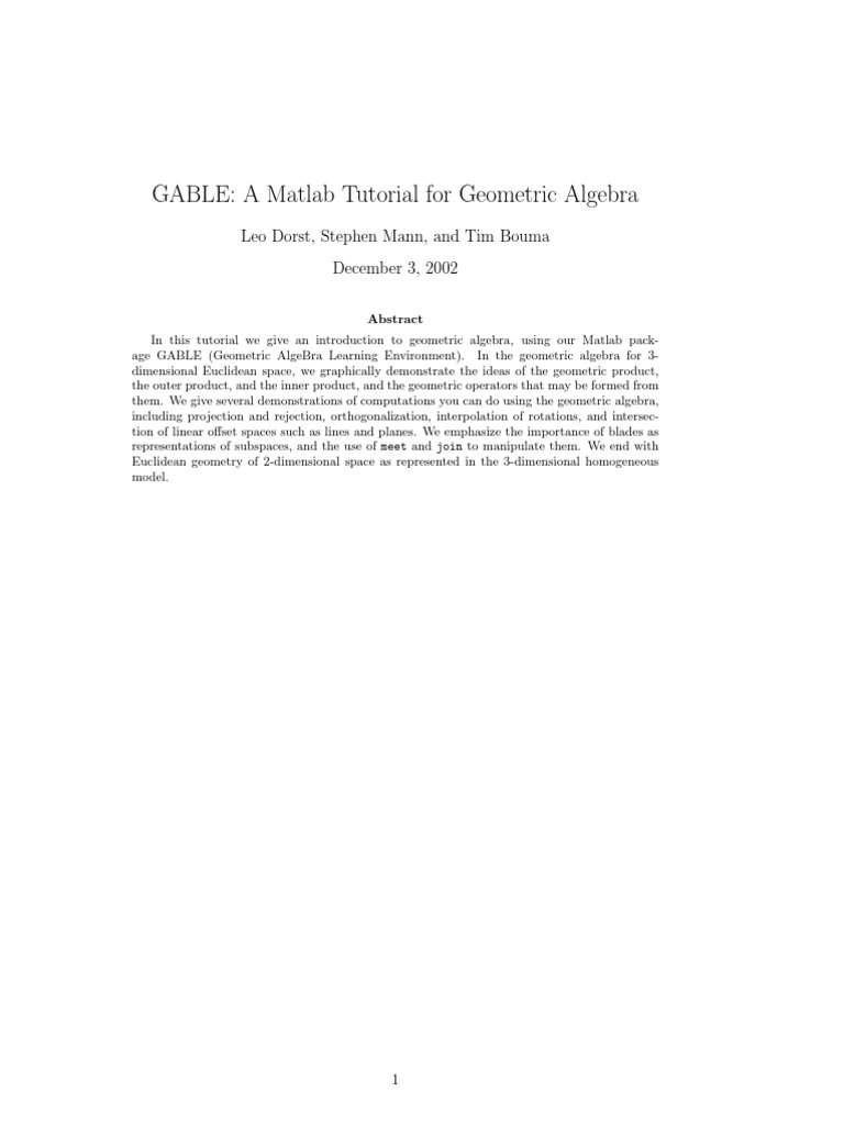 Tutorial | PDF