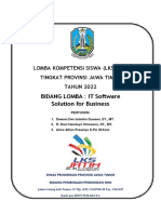 Kisi-Kisi LKS 2022 - IT Software Solution For Business-2022