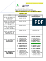 Reprogramacion I Cohorte Integral Caracas Barquisimeto