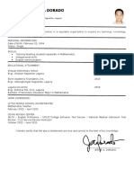JERVIE ARTIZUELA DORADO Resume 2023