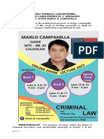 2023 Criminal Law Materials