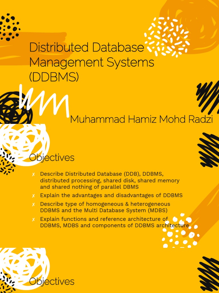 Lecture 8 - Distributed Database Management Systems | PDF | Databases ...