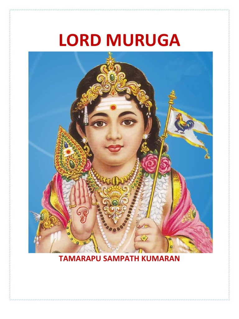 Lord Muruga: The God of War and Wisdom | PDF | Hindu Literature | Hindu ...