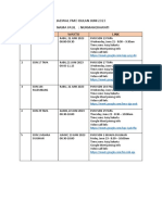 Jadwal Pmo Bulan Juni 2023