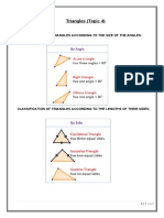 Topic 4 - Triangles