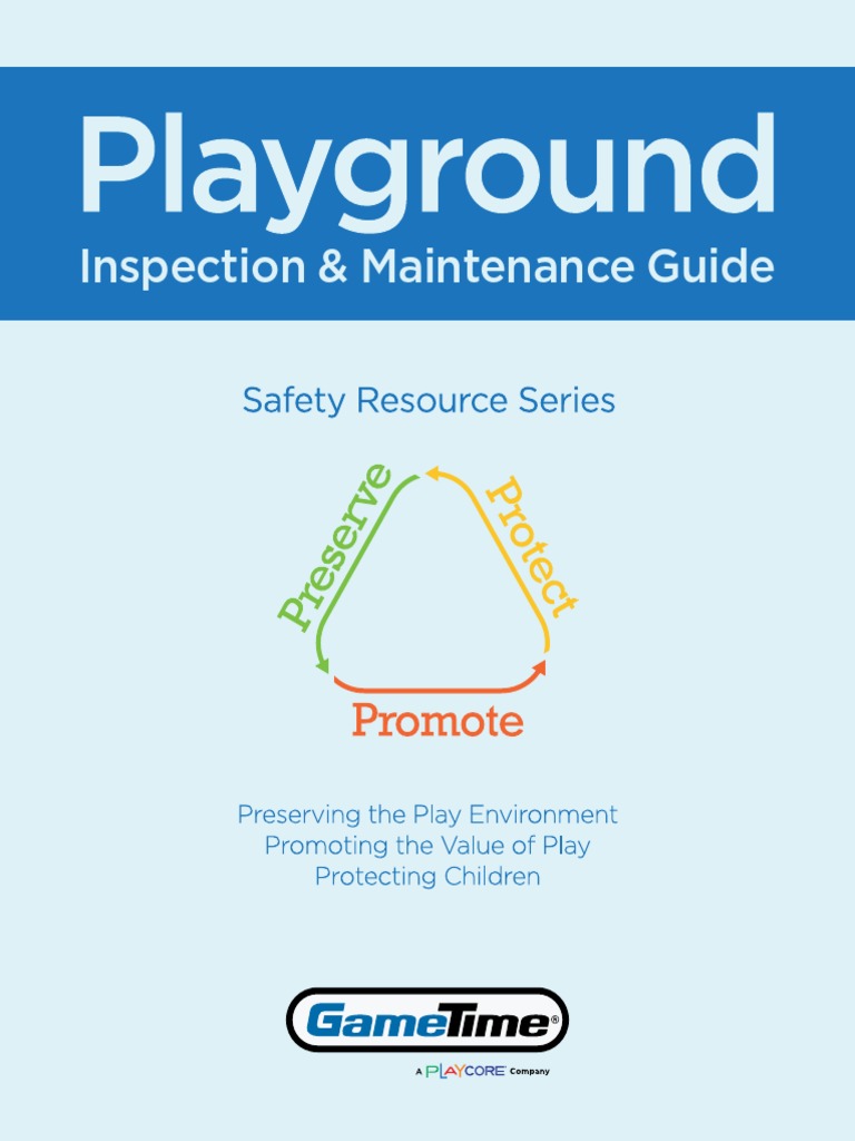GameTimePlaygroundMaintenanceGuide PDF Playground Risk