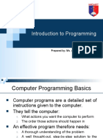 1 - Basics Programming