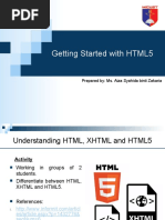 2 - Getting Started With HTML5