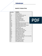 Schlumberger Glossary of Terms