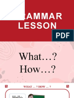 W2C3 - Lesson - What-How (Part 1)