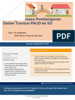 Transisi Paud-Sd Hari Ini